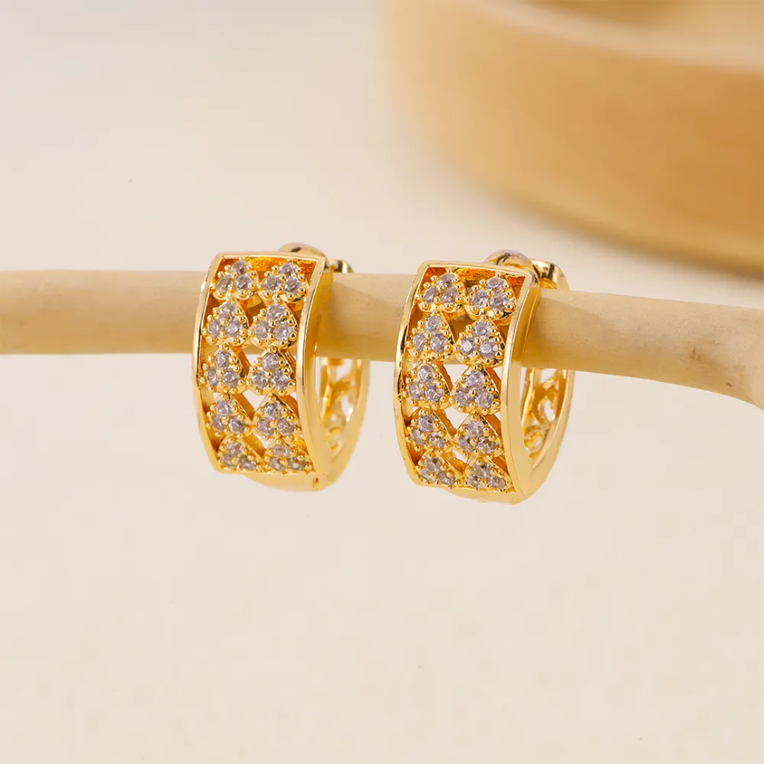 Francis zircon earrings