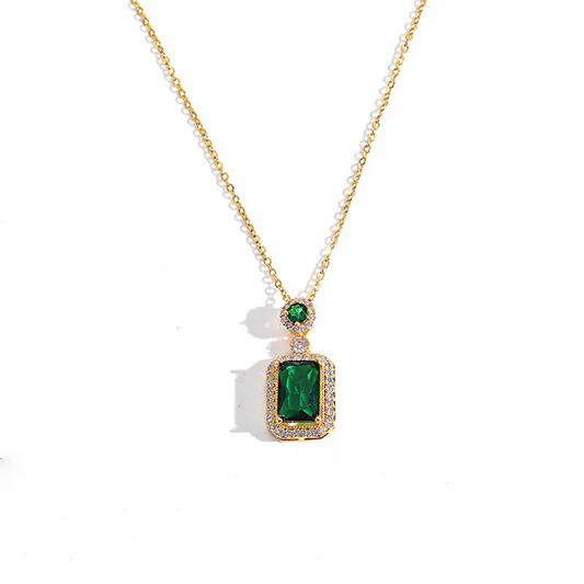 Felicia emerald necklace
