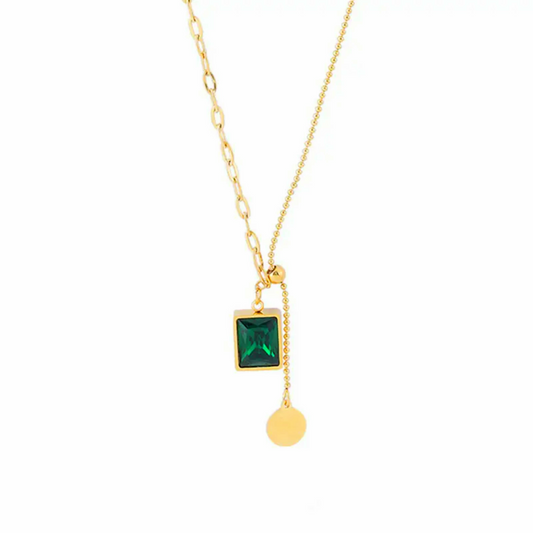Noelle emerald necklace