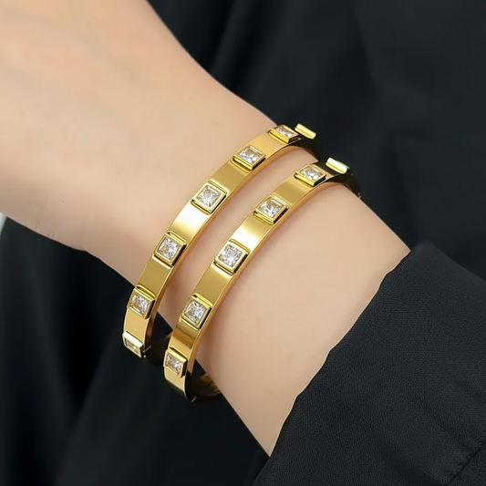 Grace zircon bangle