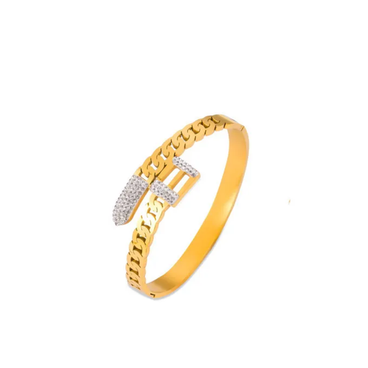 Luxe diamond bangle