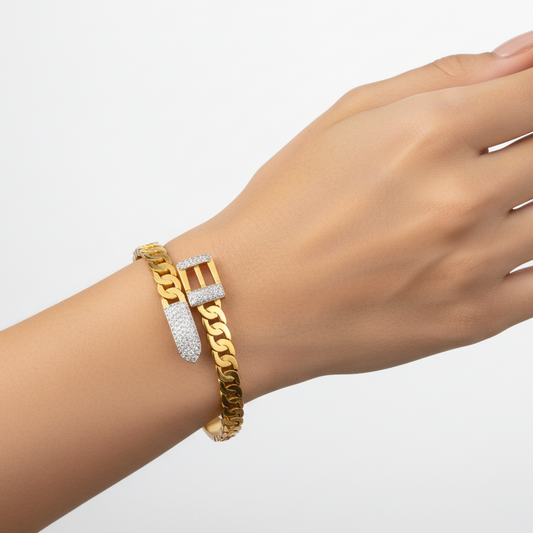 Luxe diamond bangle
