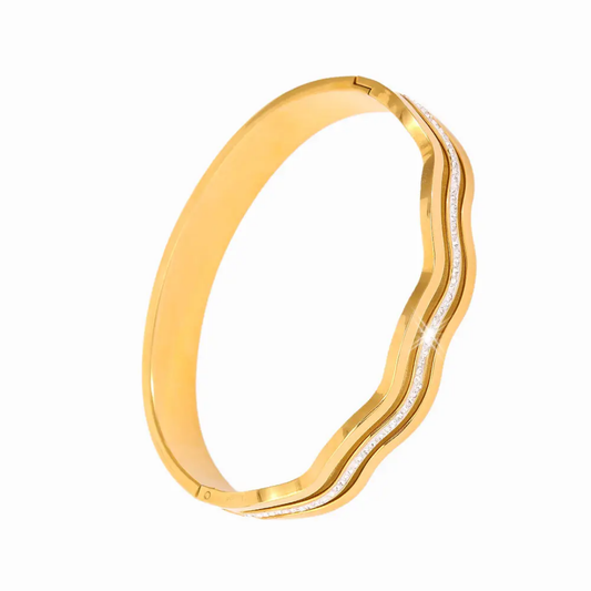 Timora zircon bangle