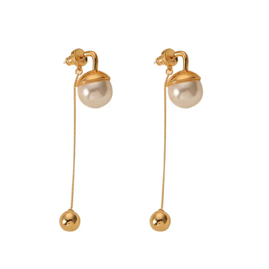 Harmonic arc earrings