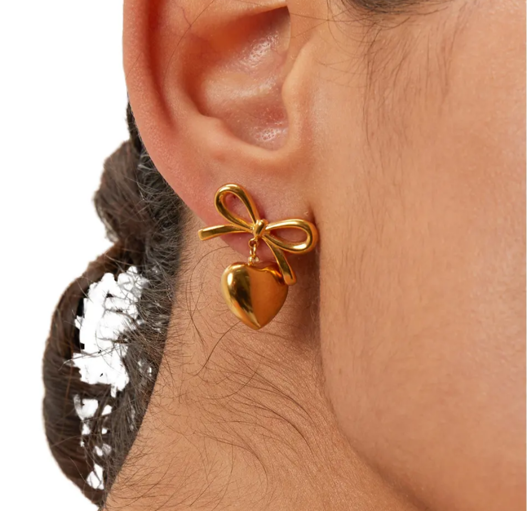 Bowknot earrings