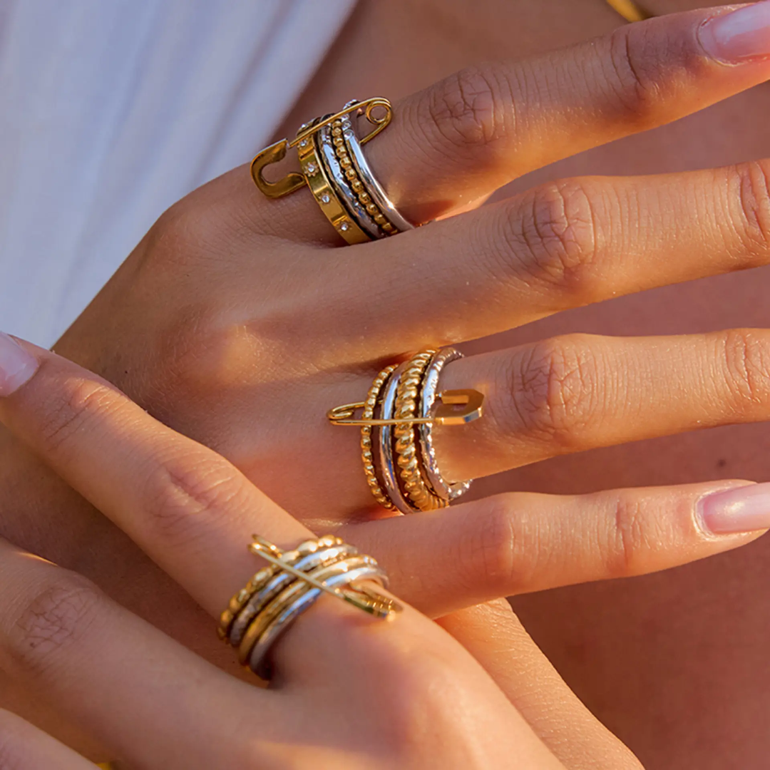 Pinstack Dual-Tone Ring