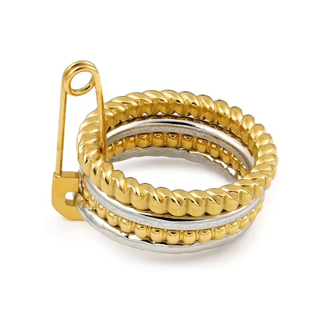 Pinstack Dual-Tone Ring