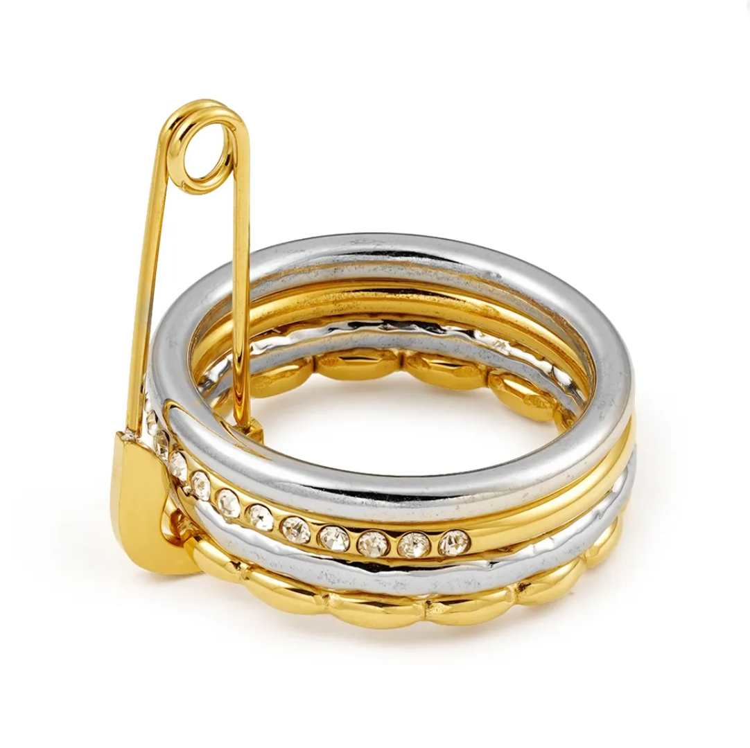 Pinstack Dual-Tone Ring
