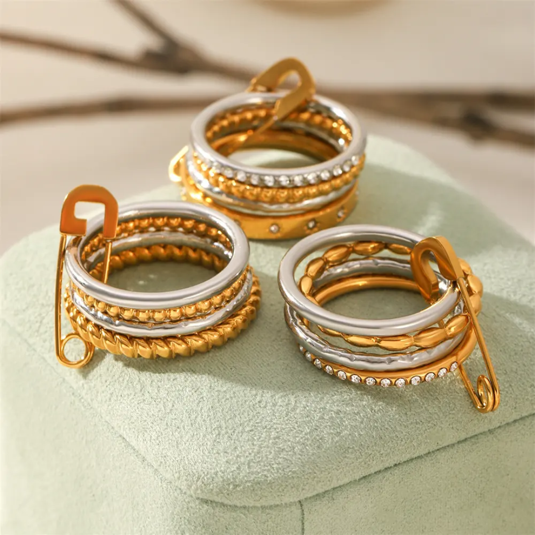 Pinstack Dual-Tone Ring