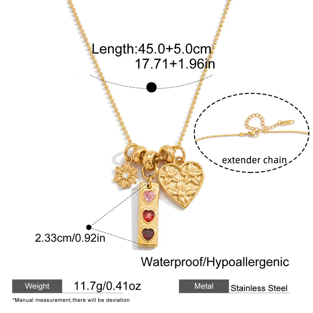 Daisy Charm Necklace