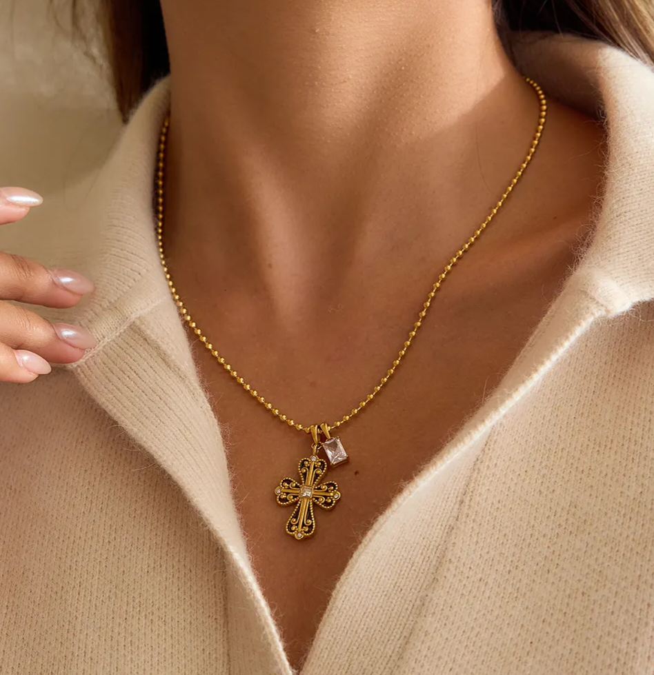 Holy Cross Pendant Necklace