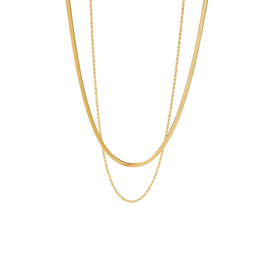 Double Layer Chain Necklace
