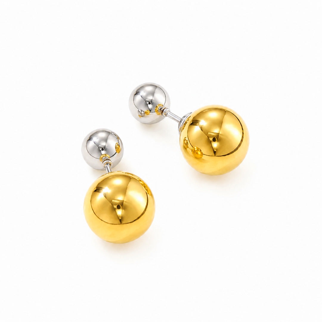 Dual Tone Sphere Studs