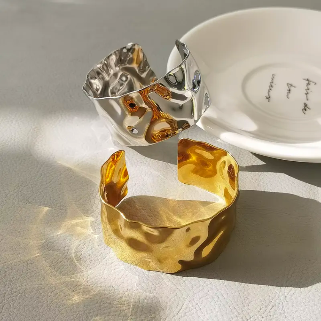 Hammered Cuff Bangle