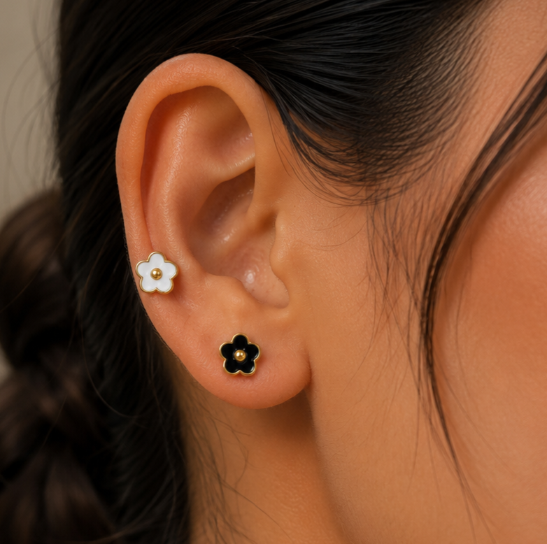 Floral Stud Earrings