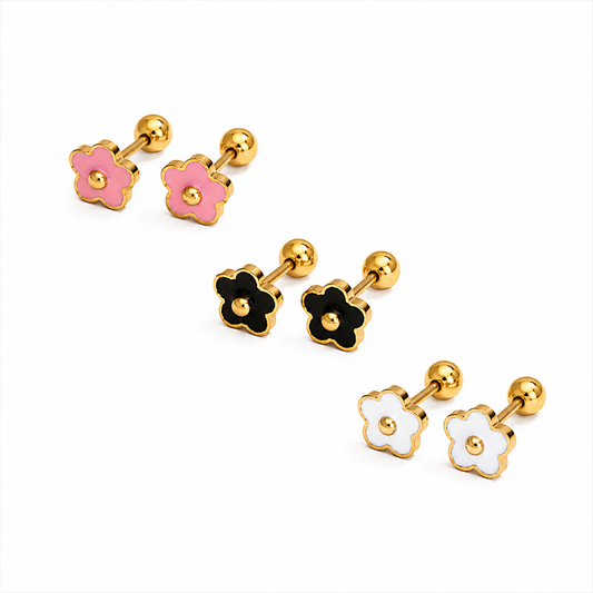 Floral Stud Earrings