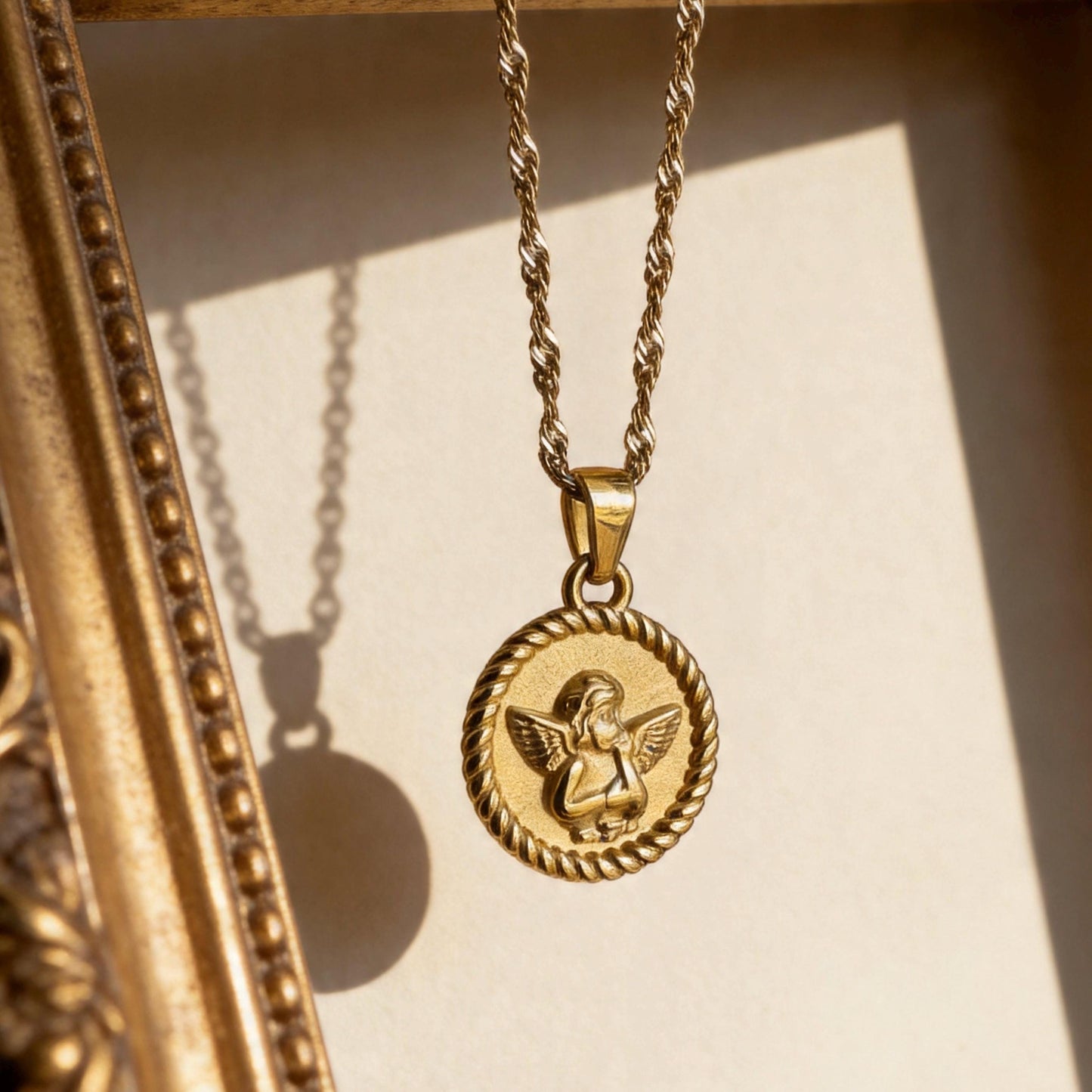Guardian Angel Pendant Necklace