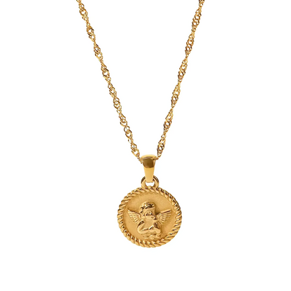 Guardian Angel Pendant Necklace