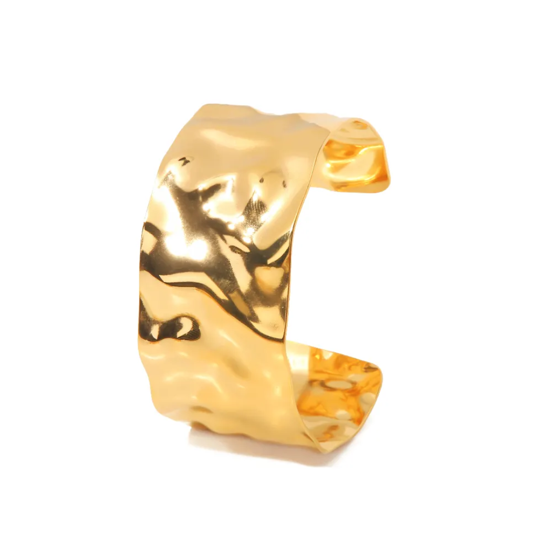 Hammered Cuff Bangle