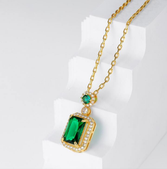 Felicia emerald necklace