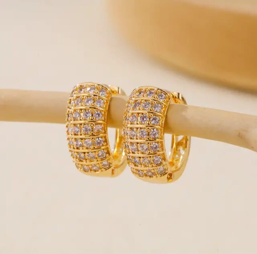 Ruth zircon earrings