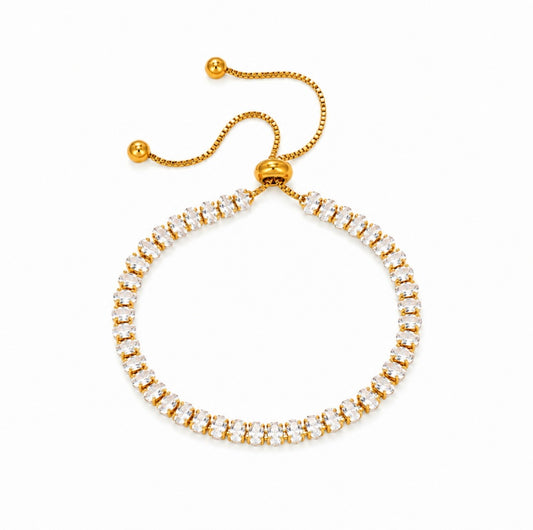 Oval-Cut Tennis Bracelet