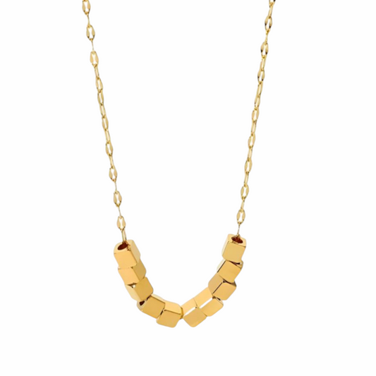 Inaya geometric necklace