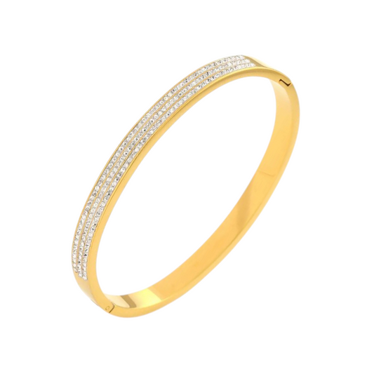 Stephenie rhinestone bangle