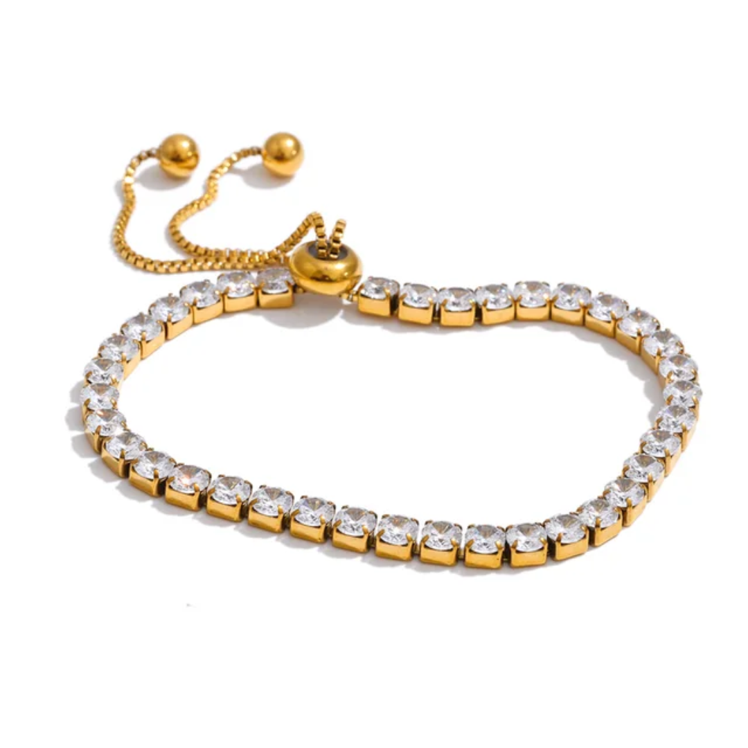 Round-Cut Tennis Bracelet