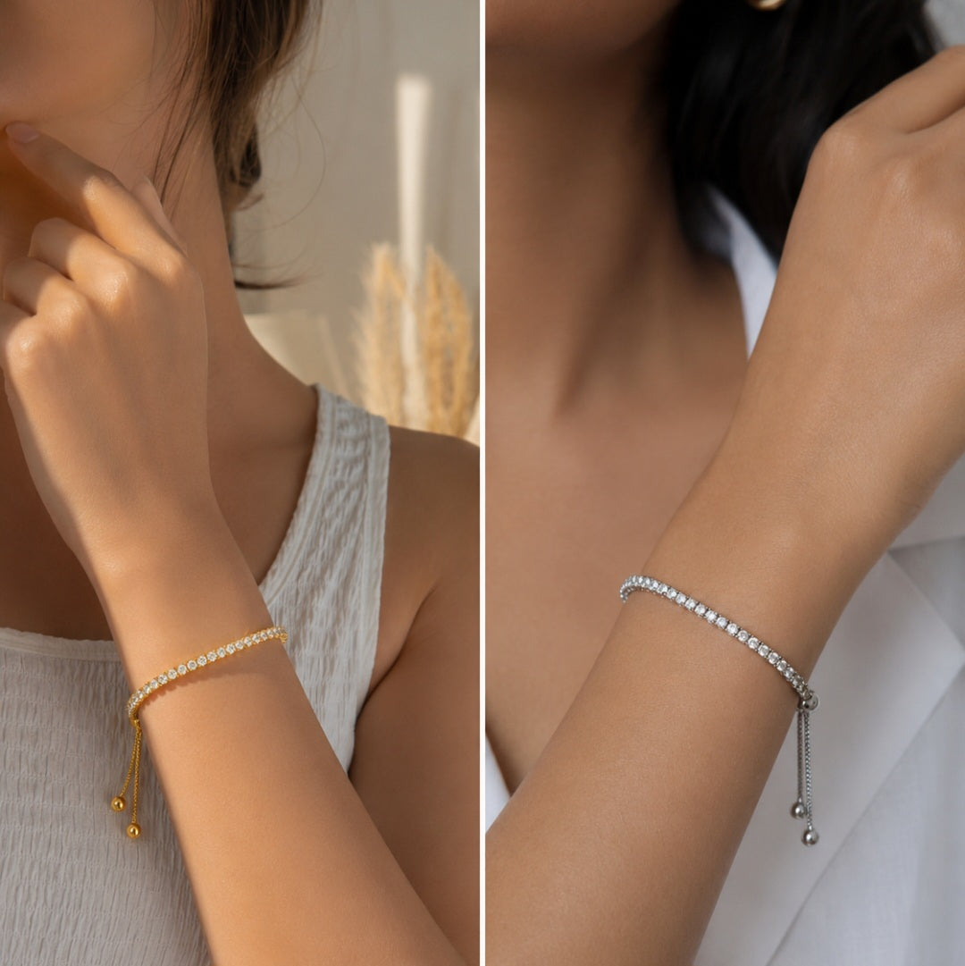 Round-Cut Tennis Bracelet