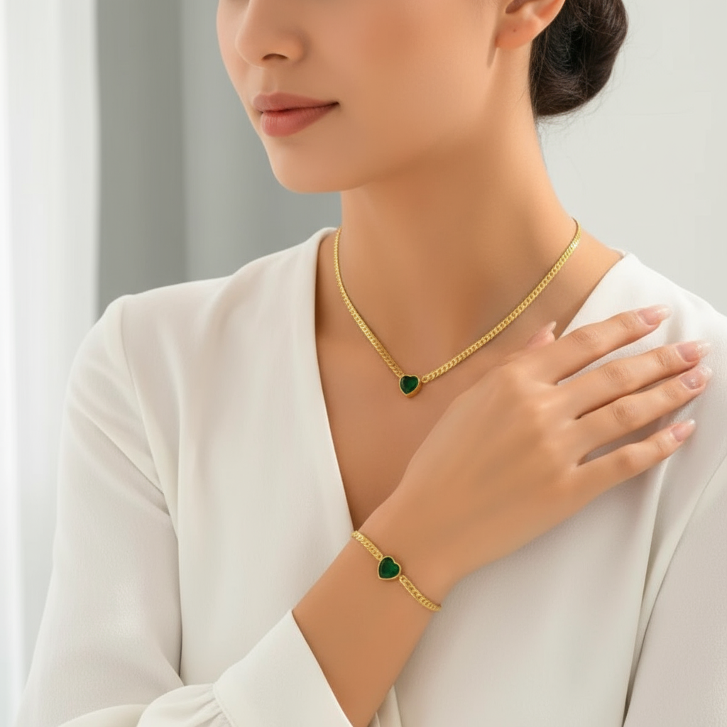 Viper's heart luxe set