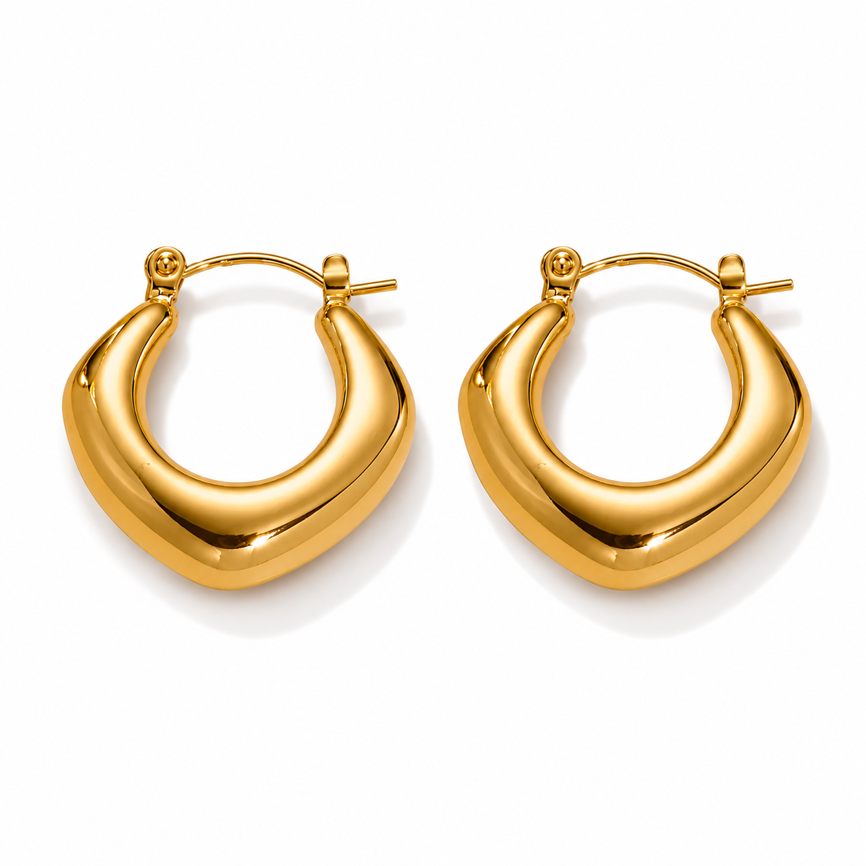 Squared Chunky Hoops