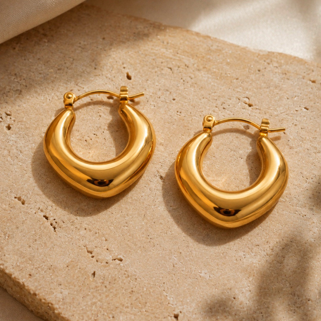 Squared Chunky Hoops