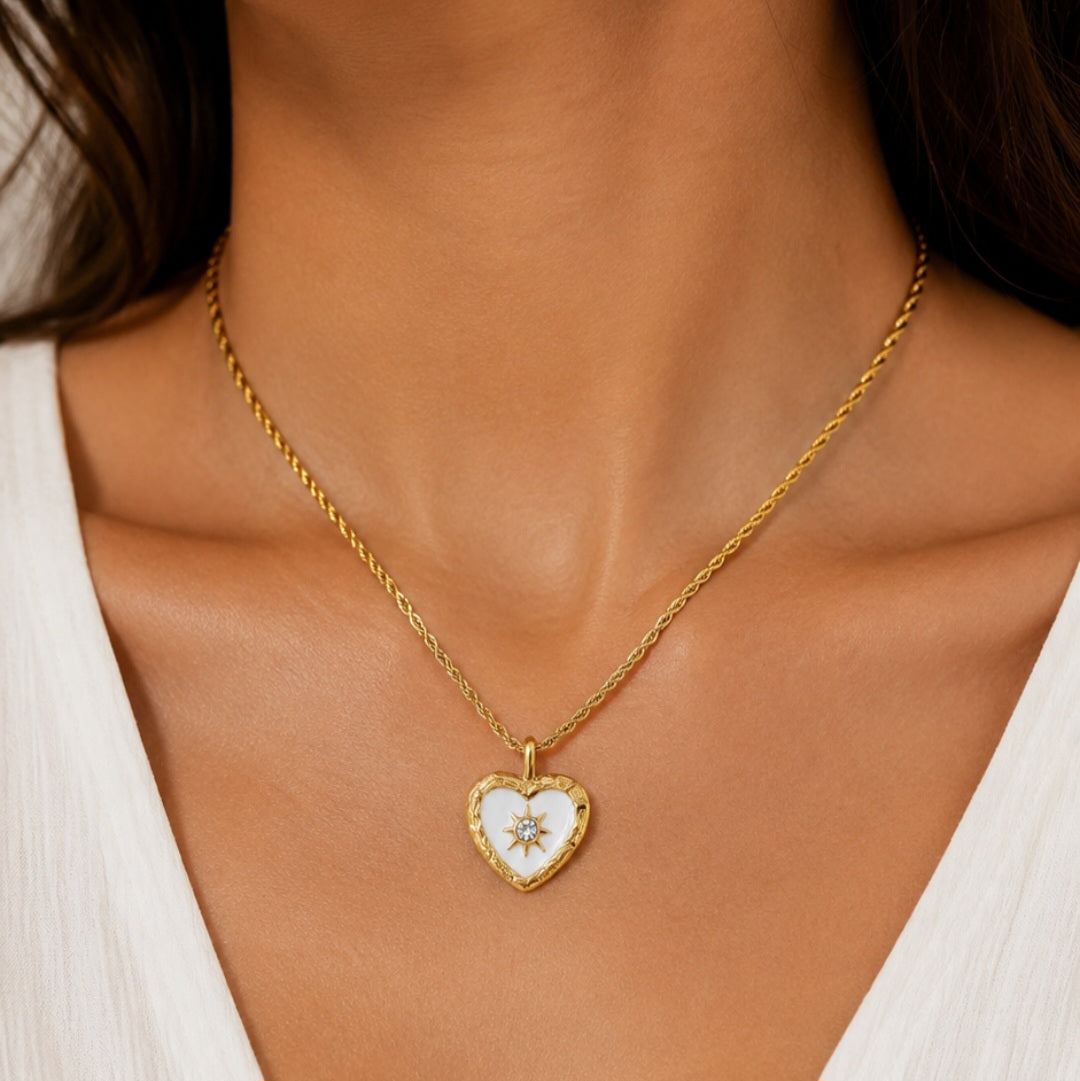Starlit Heart Necklace