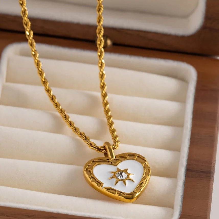 Starlit Heart Necklace