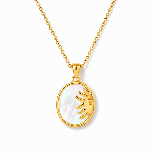 Sun Pendant Necklace