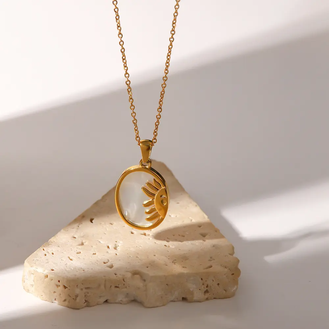 Sun Pendant Necklace