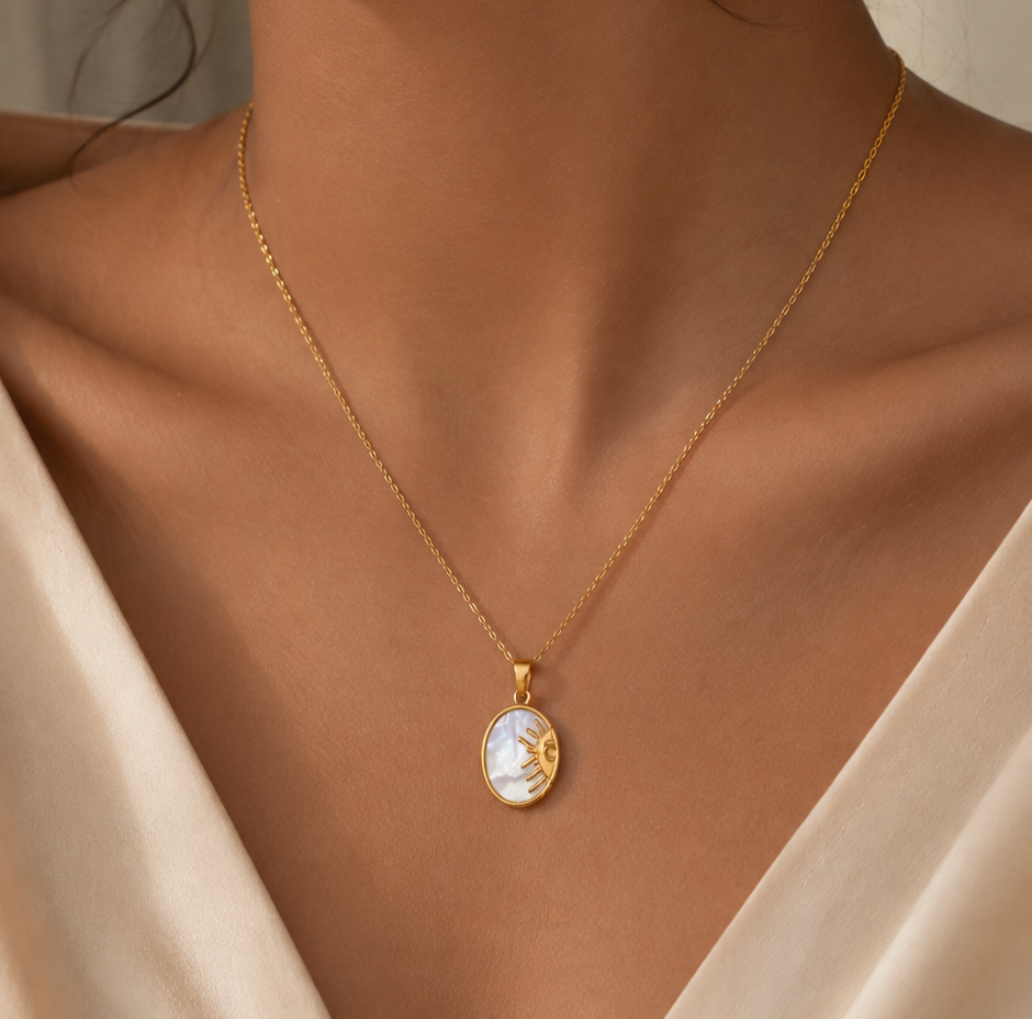 Sun Pendant Necklace