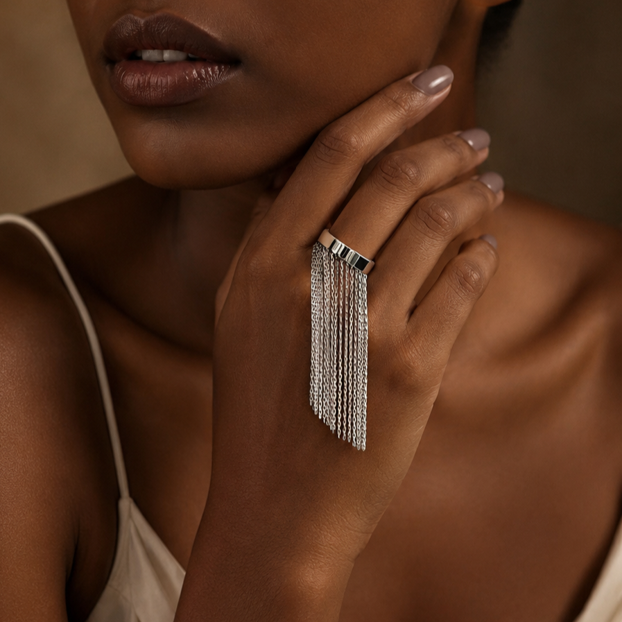 Tassel Chain Ring