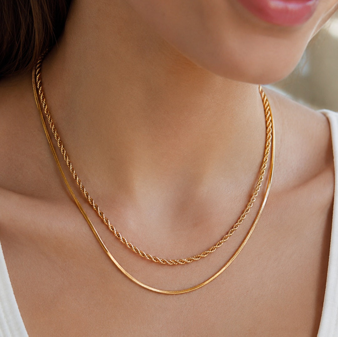 Arden Dual Chain Necklace