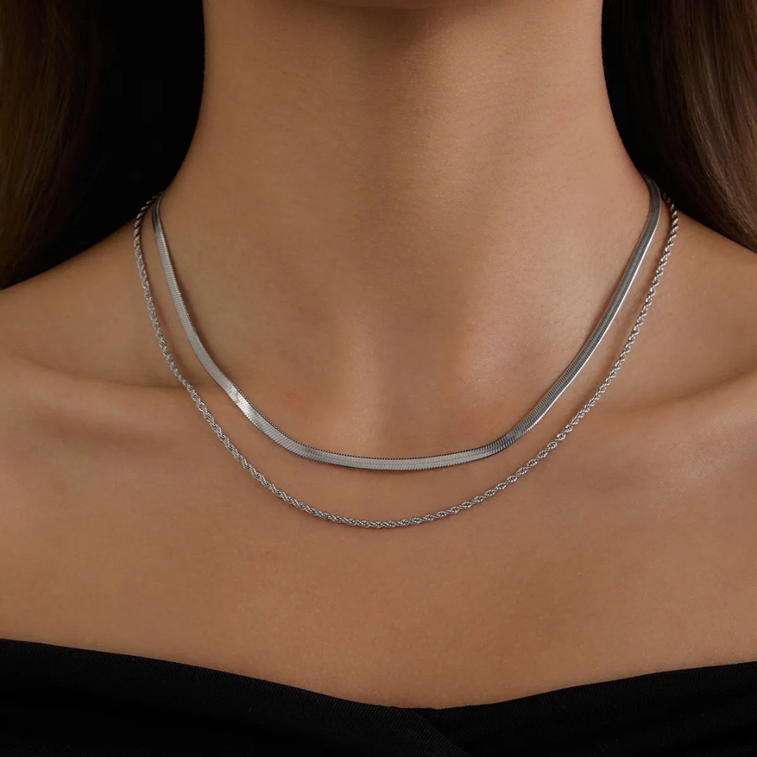 Double Layer Chain Necklace