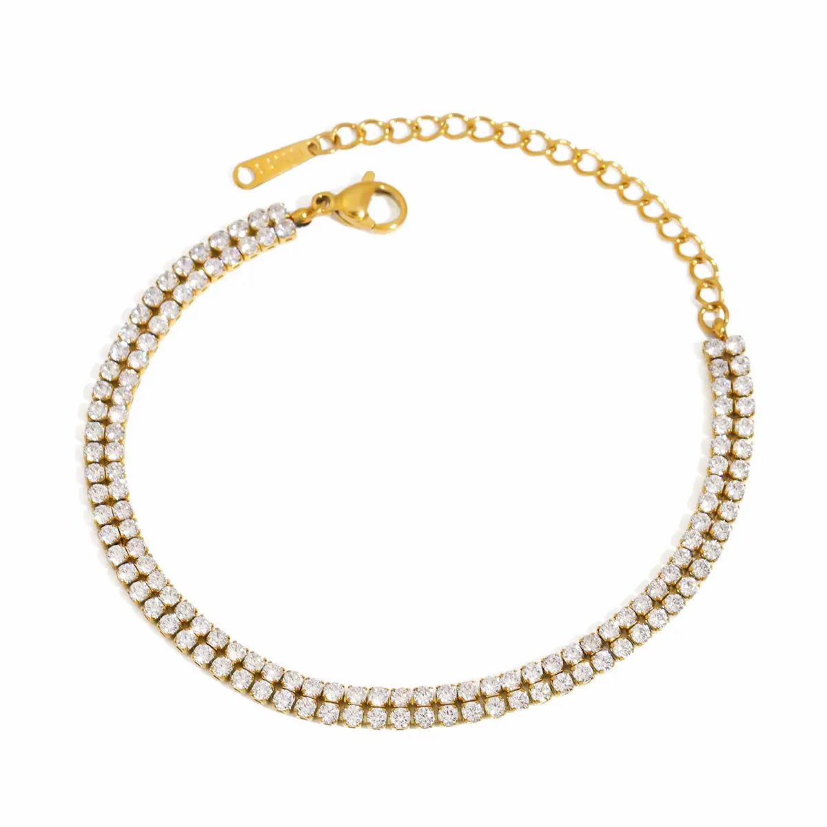 Double Row Tennis Bracelet