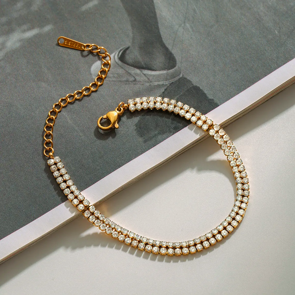 Double Row Tennis Bracelet