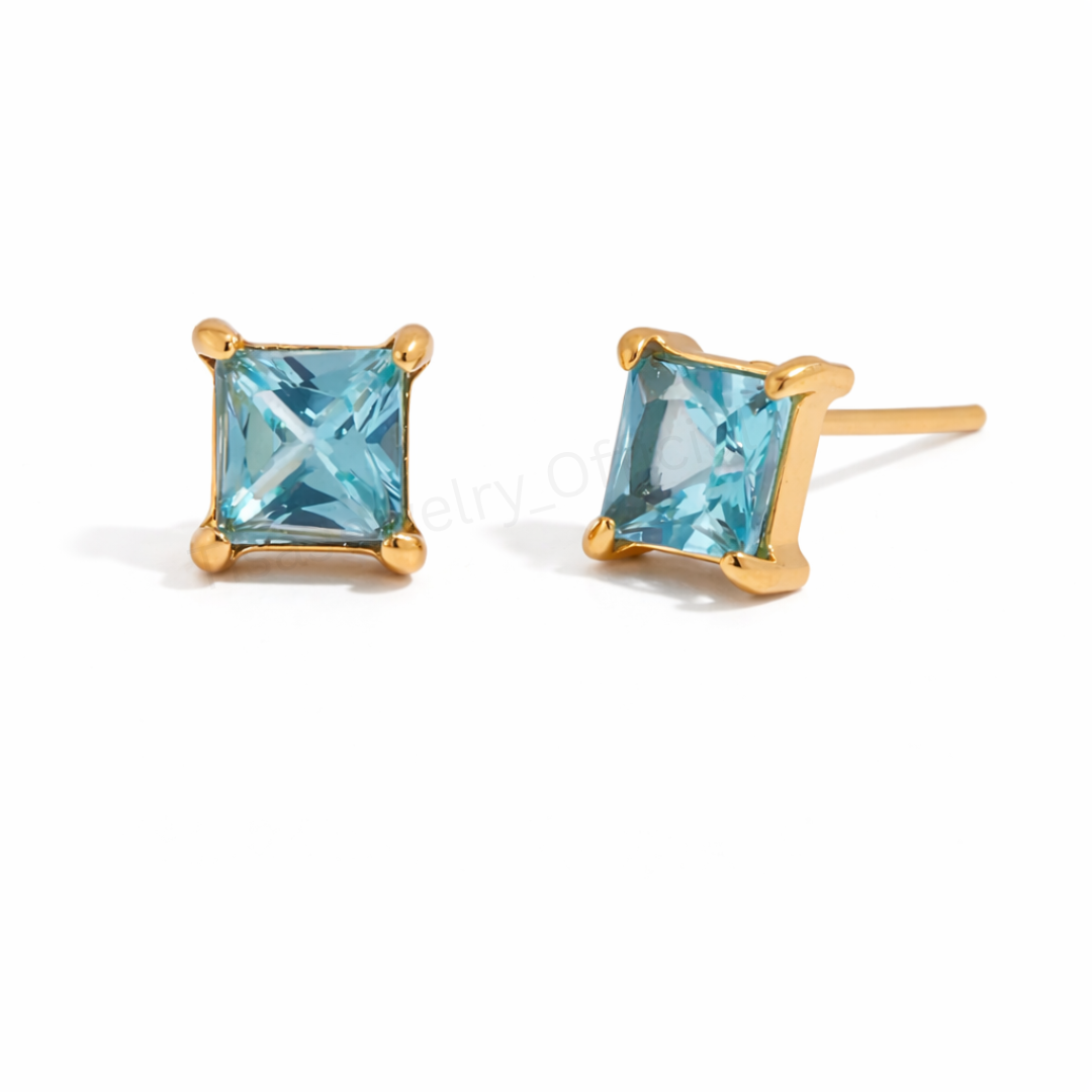 Birthstone Zircon Studs