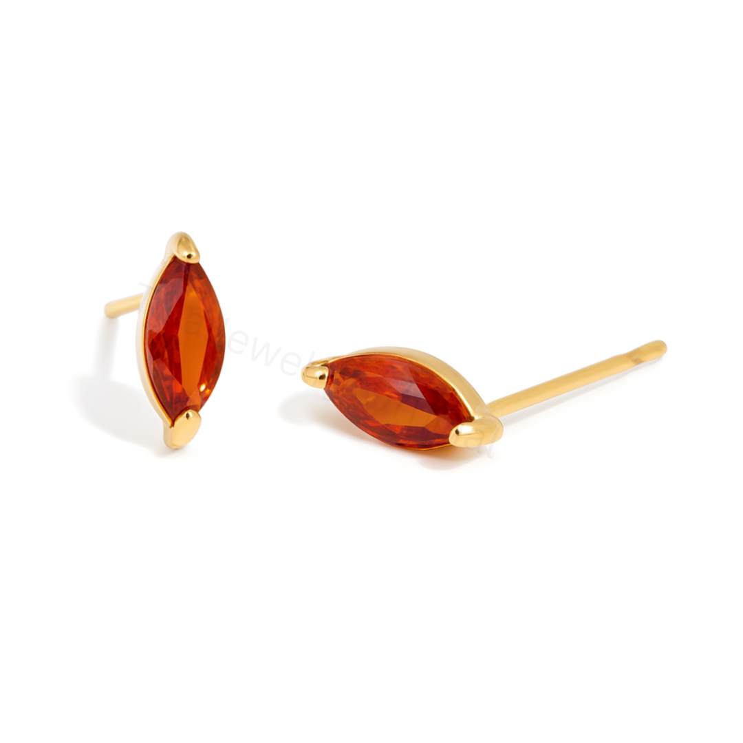 Birthstone Zircon Studs