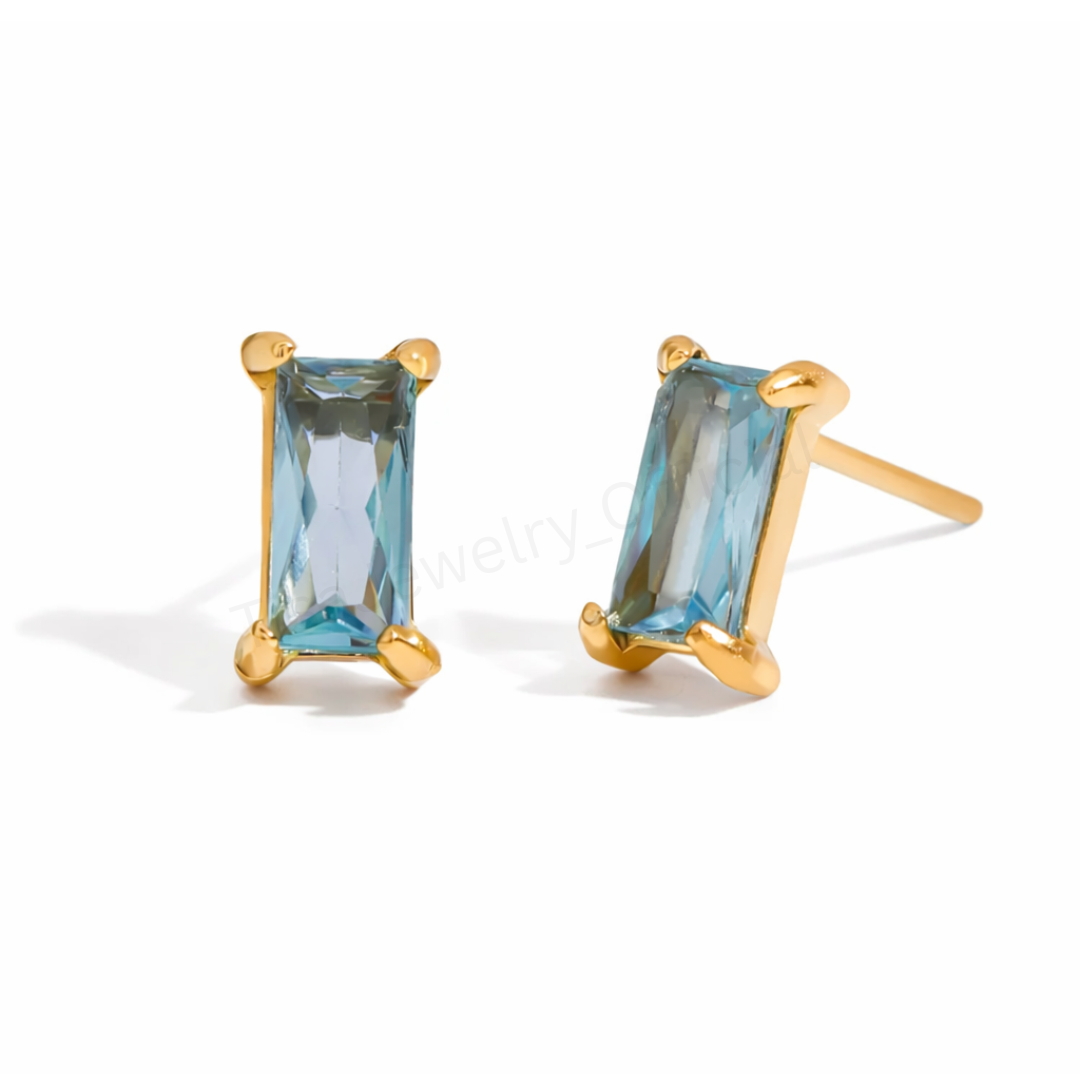 Birthstone Zircon Studs