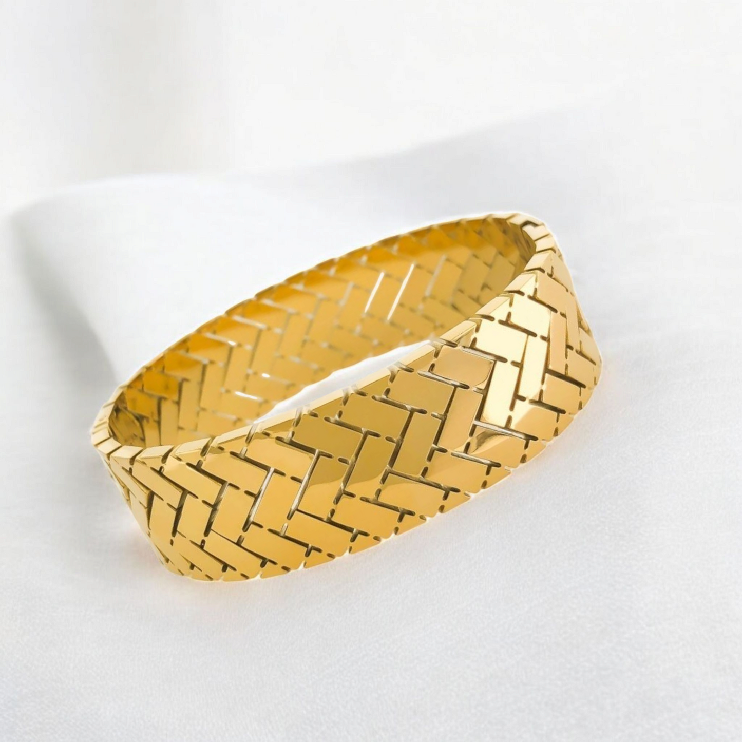 Zig-zag Wrap bangle