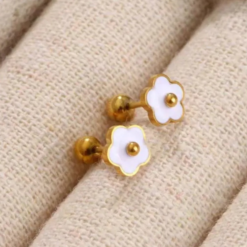 Floral Stud Earrings