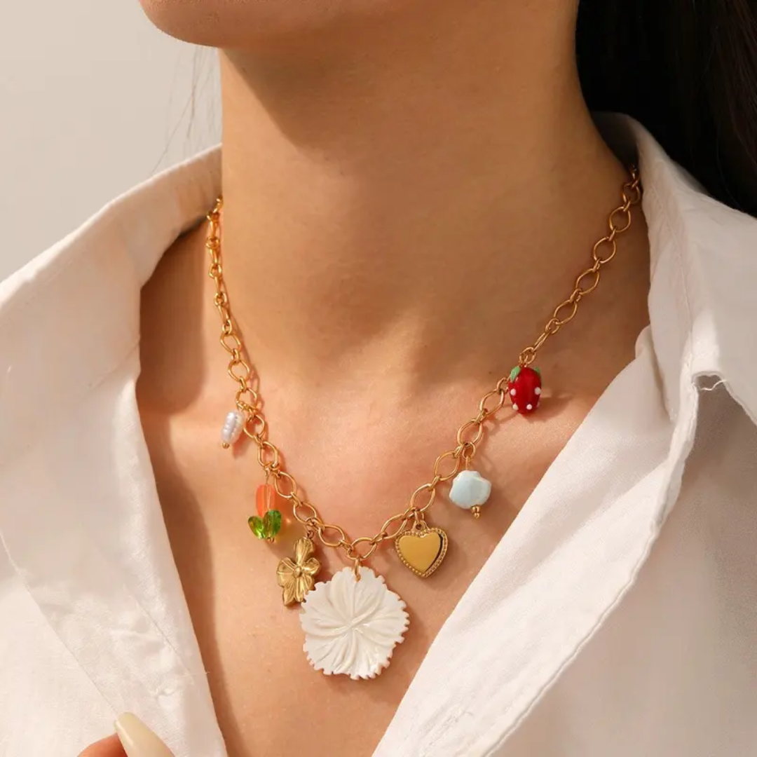 Wildflower Charm Necklace