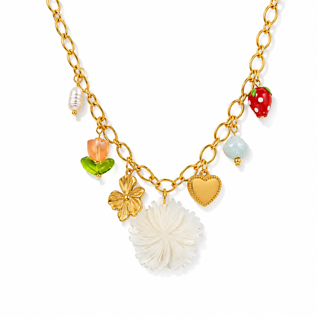 Wildflower Charm Necklace